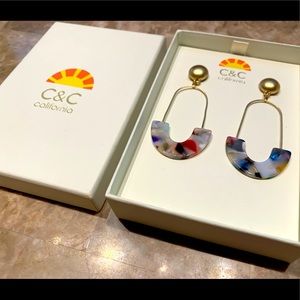 Multicolor Resin Earrings
